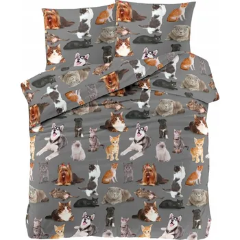 Povlečení Povlečení SATÉNOVÉ 2 povlaky na polštáře 70x80 souprava 160x200 3dílná stylová MARIA