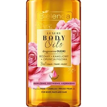 Bielenda Luxury Body Oils Olej 3v1 na tělo obličej vlasy - Růžový