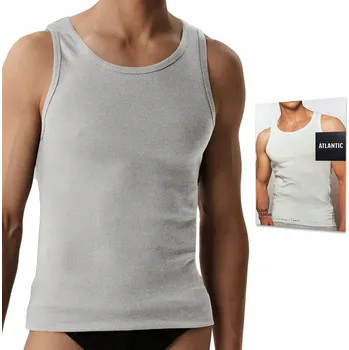 Pánské tričko Tričko pánské na ramínka bavlněné TANK TOP ATLANTIC 046 - L
