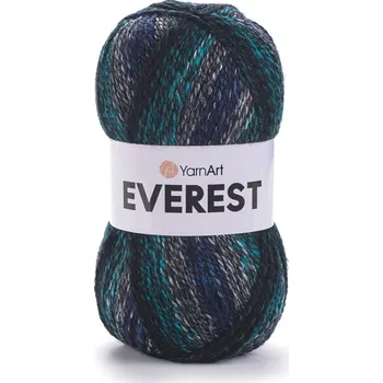 Příze Pletací příze YarnArt EVEREST 7054 modro-tyrkysová, melírovaná, 200g/320m