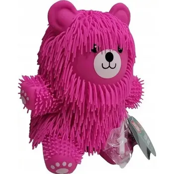 Chlupatý Medvídek s trubičkou k nafouknutí Elefun antistresová senzorická hračka