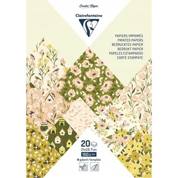 Barevný papír Origami papír A4 Clairefontaine 20 listů 150 g/m2