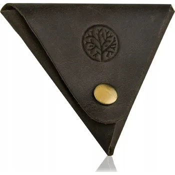 Peněženka Betlewski peněženka na mince z pravé kůže hnědá - muž