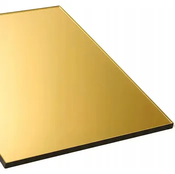 Obraz Zlaté zrcadlové plexi 3mm, formát 500×300mm (50×30cm), akryl, pro laser CO2