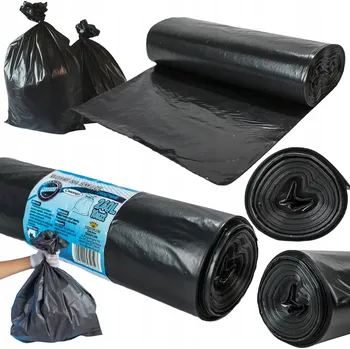 Pytle na odpadky Pytle na odpad 240l 10 Ks. LDPE černé 28 µm