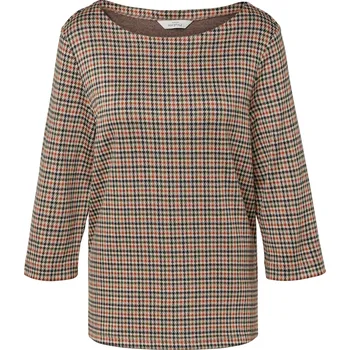 Dívčí mikina 714190 - Tchibo - Mikina s 3/4 rukávem - pro ženy - vel. XL 48/50 - barva: modrá/žakár