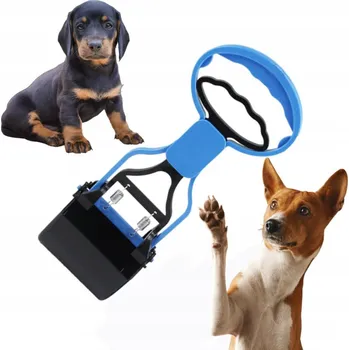 Vrták SBĚRAČ PSÍCH HOVÍNEK PRO SBĚR PSÍCH EXKREMENTŮ NA EXKREMENTY LOPATKA MODRÁ