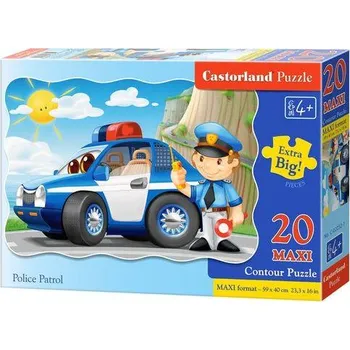 Puzzle Puzzle Castorland 20 dílků Tlapková Patrola - Policejní zásah