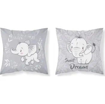 Povlak na dekorativní polštářek Povlak na polštáře 40 x 40 cm Detexpol SLON