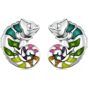 Náušnice POSTŘÍBŘENÉ NÁUŠNICE KOČIČKY PRO DÍVKU STŘÍBRO 925 ŠROUBOVACÍ ZAPÍNÁNÍ