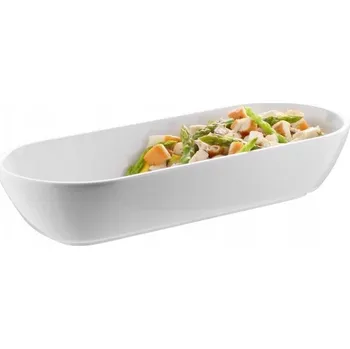 Melaminová miska 1,5 l Pure oválná bílá