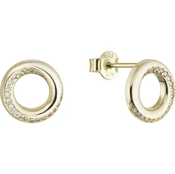 Náušnice Evolution Group Pozlacené náušnice kroužky 11745.1