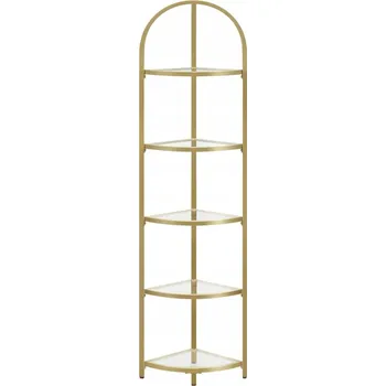 regál Regál Songmics 28 x 158 x 28 cm zlatý