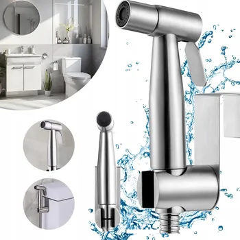 Bidetová Sprchová Hlavice Sada, Ruční Bidetová Sprcha s Hadicí 1,5 m