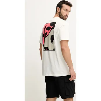 Pánské tričko Bavlněné tričko adidas x Mercedes JX4285 béžová 01X, vel. XL