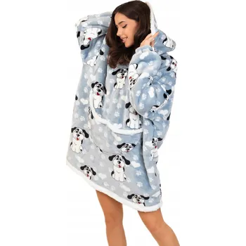 Pánská mikina TEPLÁ MIKINA MIKINOVÁ DEKA DEKA 2 V 1 SILNÁ XXL KOŽEŠINOVÁ FLÍSOVÁ MIKINA fleecová mikina s kapucí VELKÁ