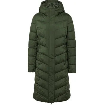 Dámský kabát 714119 - Tchibo - Prošívaný kabát s kapucí - pro ženy - vel. 50 - barva: zelená