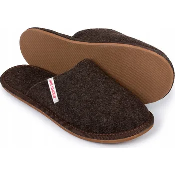 Pánské pantofle Přírodní filcové papuče Antialergické pánské nazouváky / nazouváky IRESHOES 44