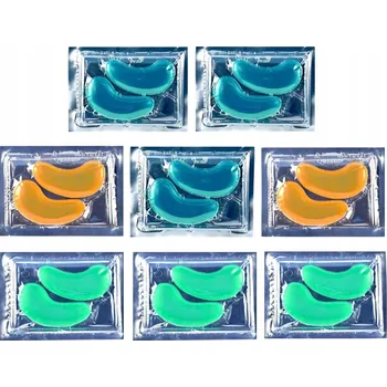 Pleťová maska Náplasti pod oči Finess hydratační 8 ks s vitamínem C a zeleným čajem