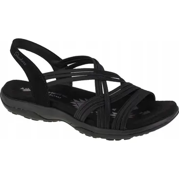 Dámské sandále Skechers dámské sandály Skechers Reggae Slim Simply Stretch Sandals s plochým podpatkem, velikost 37