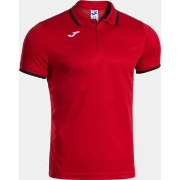 Pánské tričko JOMA COMBI PREMIUM POLOKOŠILE - Červená, Černá - velikost 5XL