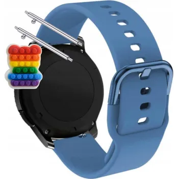 Pásek Řemínek pro Amazfit GTR (42 mm), Silikon Modrý Poutko, nastavitelný
