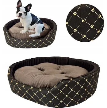 Pelíšek pro psa Šiška pro psy pelíšek hnědý 68 cm x 57 cm