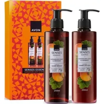 Mýdlo AVON Sada Essence s vůní pomeranče a pelargonie 250 ml