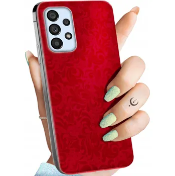 Pouzdro na mobilní telefon Zadní Kryt Hello Case pro Samsung Galaxy A53 5G červený