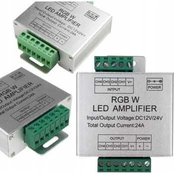 LED osvětlení ECOLIGHT Zesilovač signálu LED RGBW 5-24V DC 288W