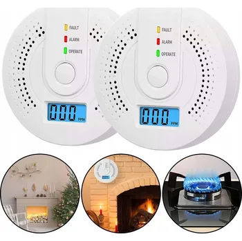 Detektor CO DETEKTOR OXIDU UHELNATÉHO Senzor/Čidlo CO s LCD displejem - detekce oxidu uhelnatého, zvukový a světelný alarm