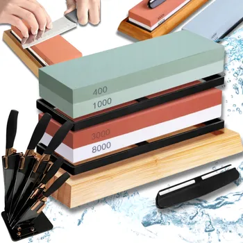 VODNÍ KÁMEN BROUSEK NA NOŽE OCÍLKA NOŽE KUCHYŇSKÉ BROUSEK OBOUSTRANNÝ