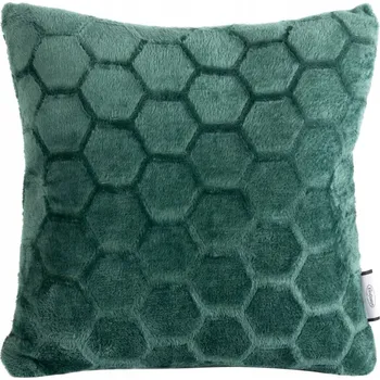 Povlak na polštářek Dekorační povlak na polštář ZOE2 40x40 Eurofirany zelený geometrický 3D vzor