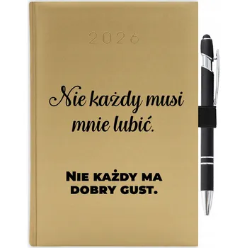 Kalendář Knižní kalendář 2026 A5 zlatý