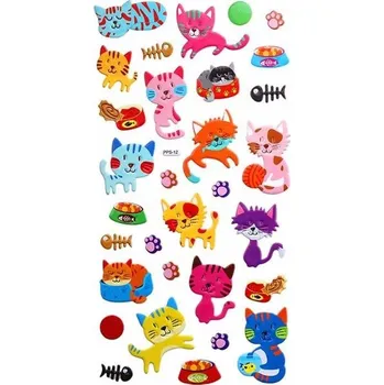 samolepka SAMOLEPKY 3D KOČKY 1 1 KS