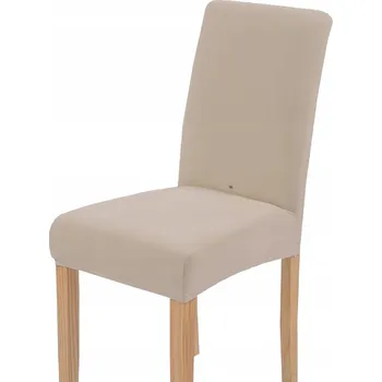 Potah na židli Univerzální béžový potah na židli/sedák - měkký