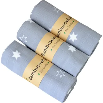 Plena GaGa's pleny Bambusové pleny Premium Quality mušelín Šedá