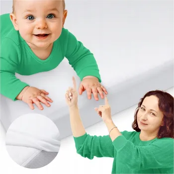 Prostěradlo Prostěradlo 140x70 do postýlky s gumou bambusové 70x140 na matrace Fizjomax