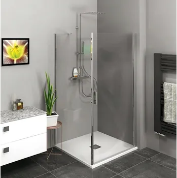 Sprchový kout Polysan ZOOM s otevíracími dveřmi 80 x 80 cm