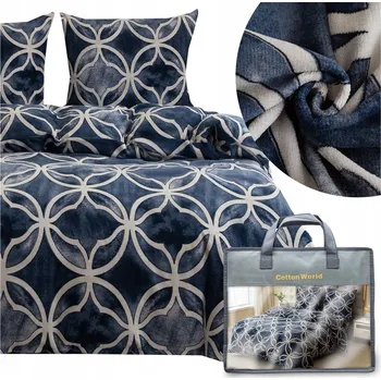 Povlečení POVLEČENÍ 200x220 3dílné z mikrovlákna PLUSZOVÉ zimní chlupaté sada MARTINO