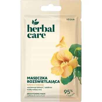 Pleťová maska HERBAL CARE ROZJASŇUJÍCÍ PLEŤOVÁ MASKA S KOFEINEM A NASTURCIÍ 7 G