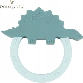 Hračka pro kojence Smyslové kousátko Patu Petu silikonové zelené
