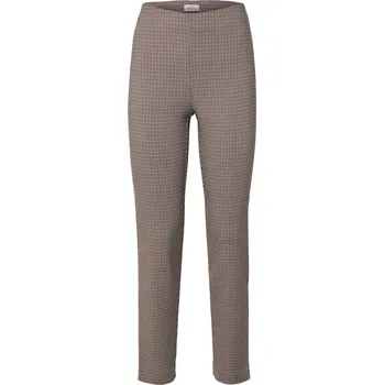 713901 - Tchibo - Strečové kalhoty s žakárovým vzorem kohoutí stopy - pro ženy - vel. 36 - barva: vícebarevná/žakár