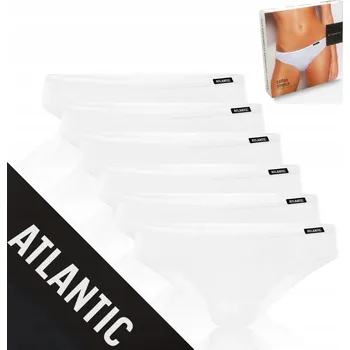 Kalhotky DÁMSKÉ KALHOTKY 6-pack Kalhotky nízké Bavlněné Bikini Atlantic *XL