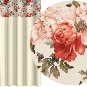 Obraz HOTOVÝ ZÁVĚS S ŽABKAMI 160x270 NA PÁSCE STYLOVÝ