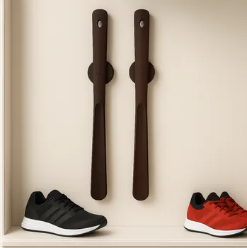 Paradox Magnetický obouvák na boty MAGNETA WOOD / Čokoláda