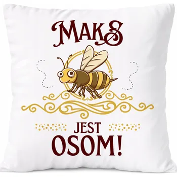 Polštář Polštář pro Amelii jako Dárek s potiskem , bílý PoliDraw