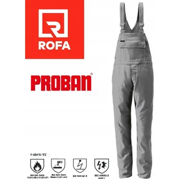 Pracovní obuv SVÁŘEČSKÉ PRACOVNÍ KALHOTY ROFA PROBAN 092516 ŠEDÉ VEL.50