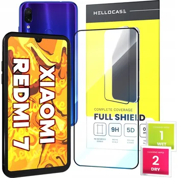 TVRZENÉ SKLO PRO XIAOMI REDMI 7 CELÉ KRYCÍ SKLO NA CELÝ DISPLEJ OCHRANNÉ SKLÍČKO