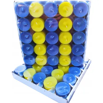 Svíčka Čajová svíčka parafinová, bez vůně DK